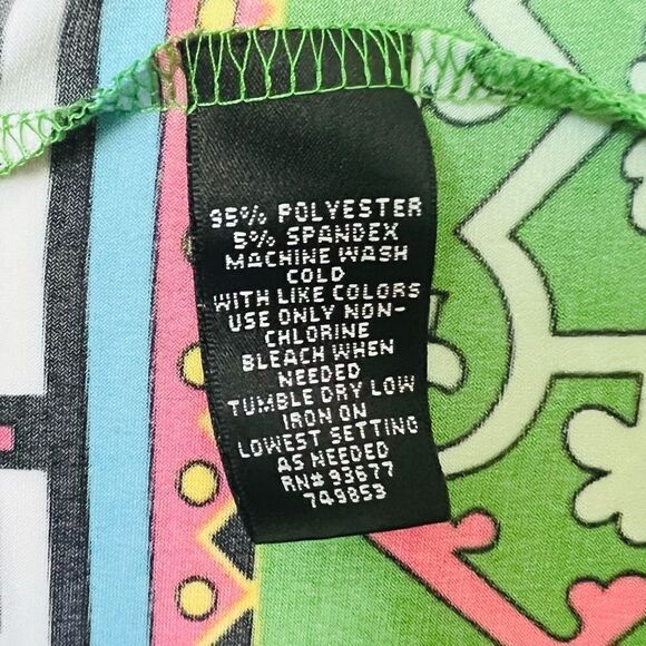 Nicole by Nicole Miller Multi color sheath Stretch Dress sx XL - Picture 5 of 5